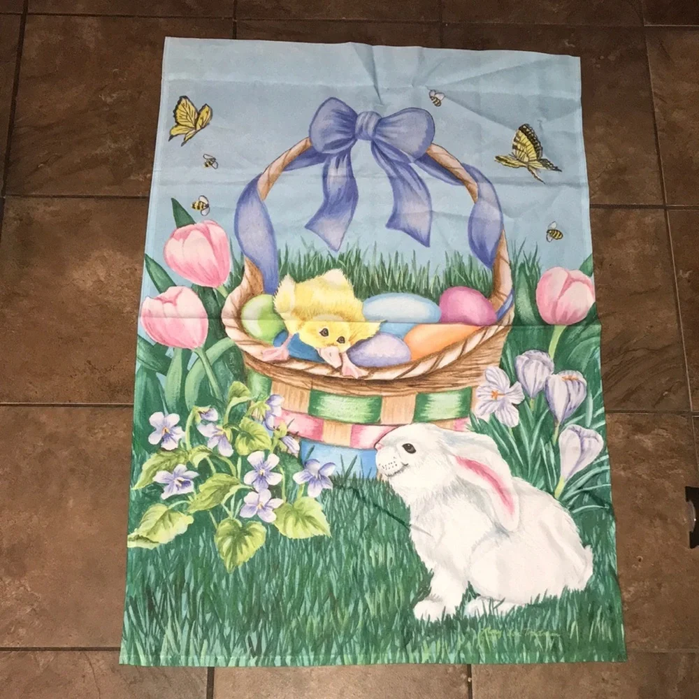 Cute Easter Outdoor Flag